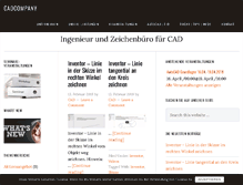 Tablet Screenshot of cadcompany.de
